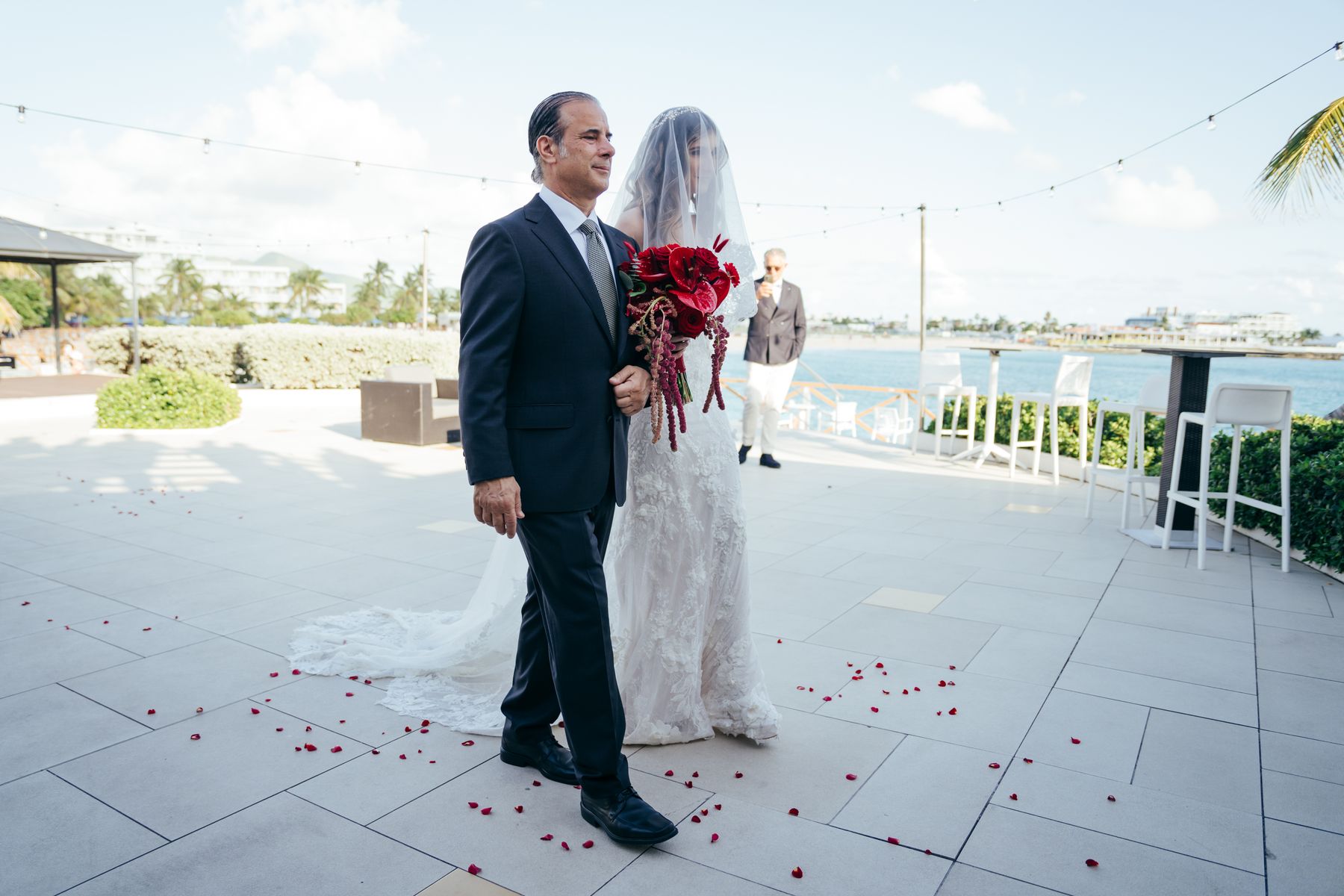Rita & Anthony - Oceanview ballroom & terrace